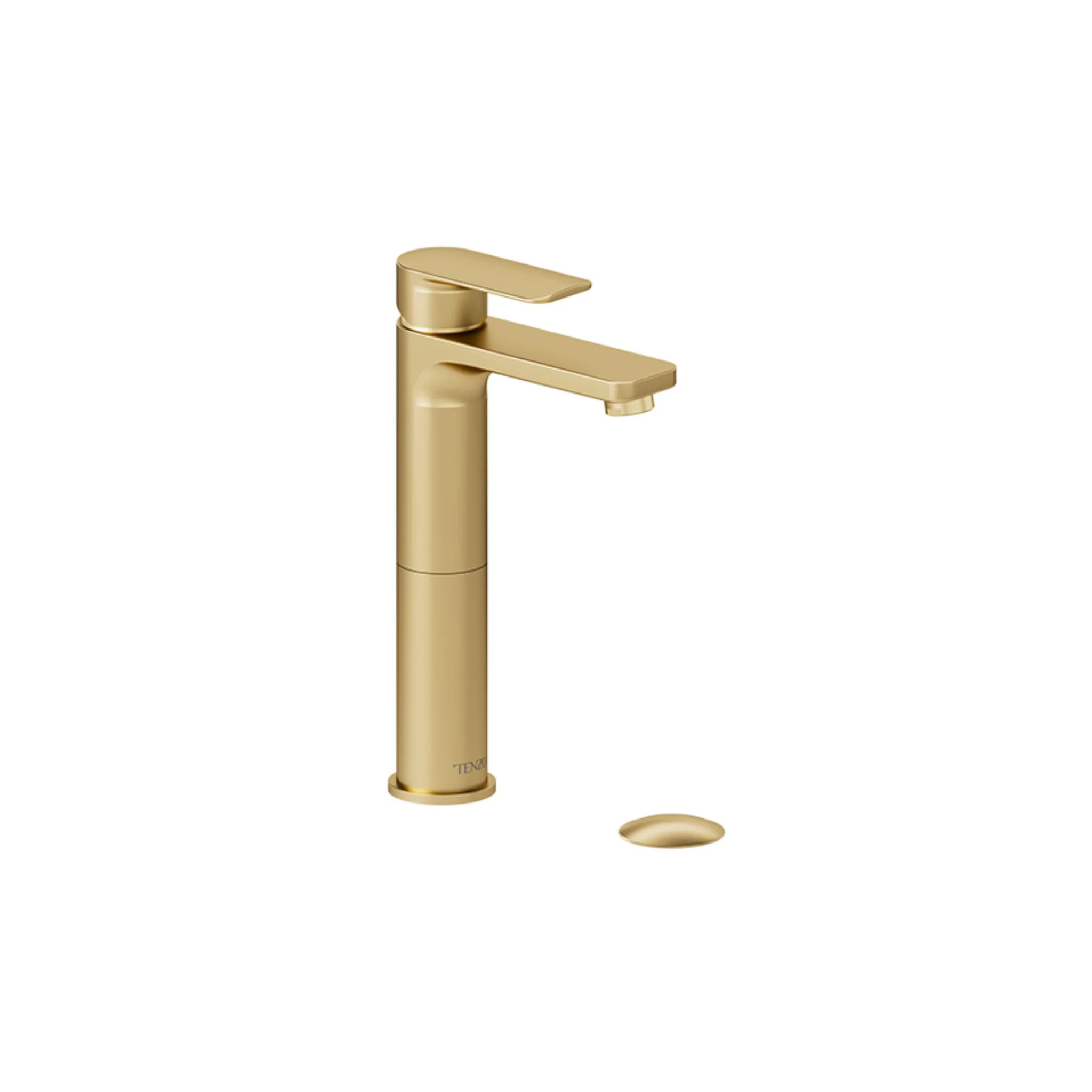 Robinet de lavabo monotrou haut collection Delano avec drain (overflow) - Image 3