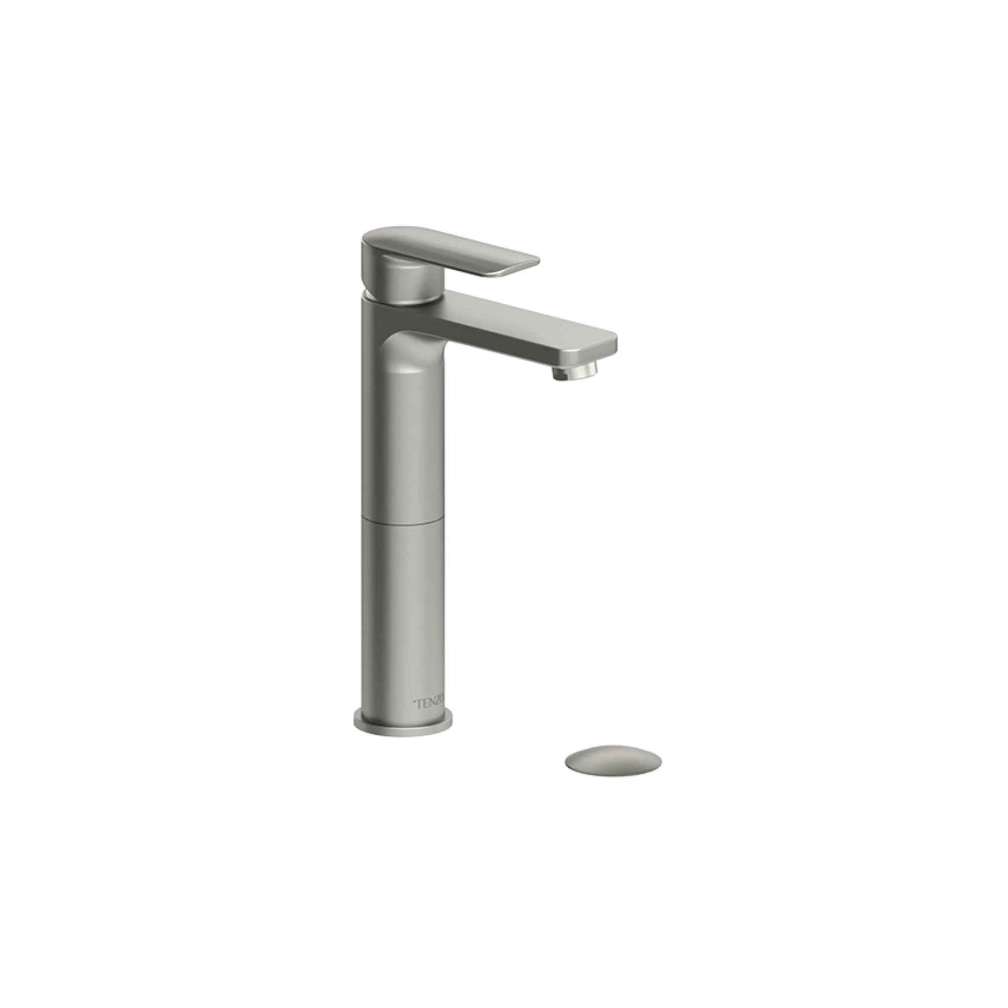 Robinet de lavabo monotrou haut collection Delano avec drain (overflow) - Image 4