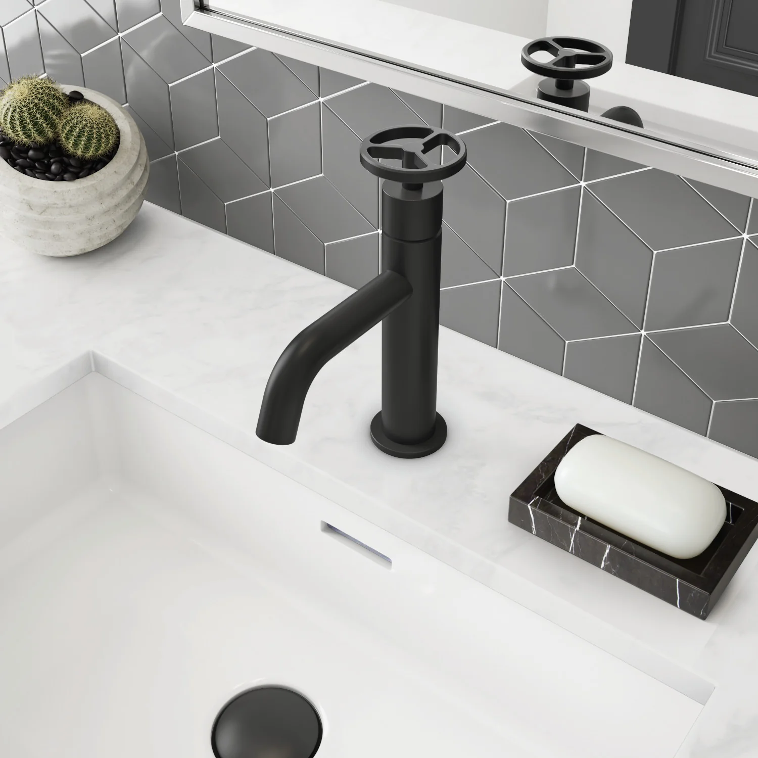 Robinet de lavabo monotrou Collection 1840 - Image 6