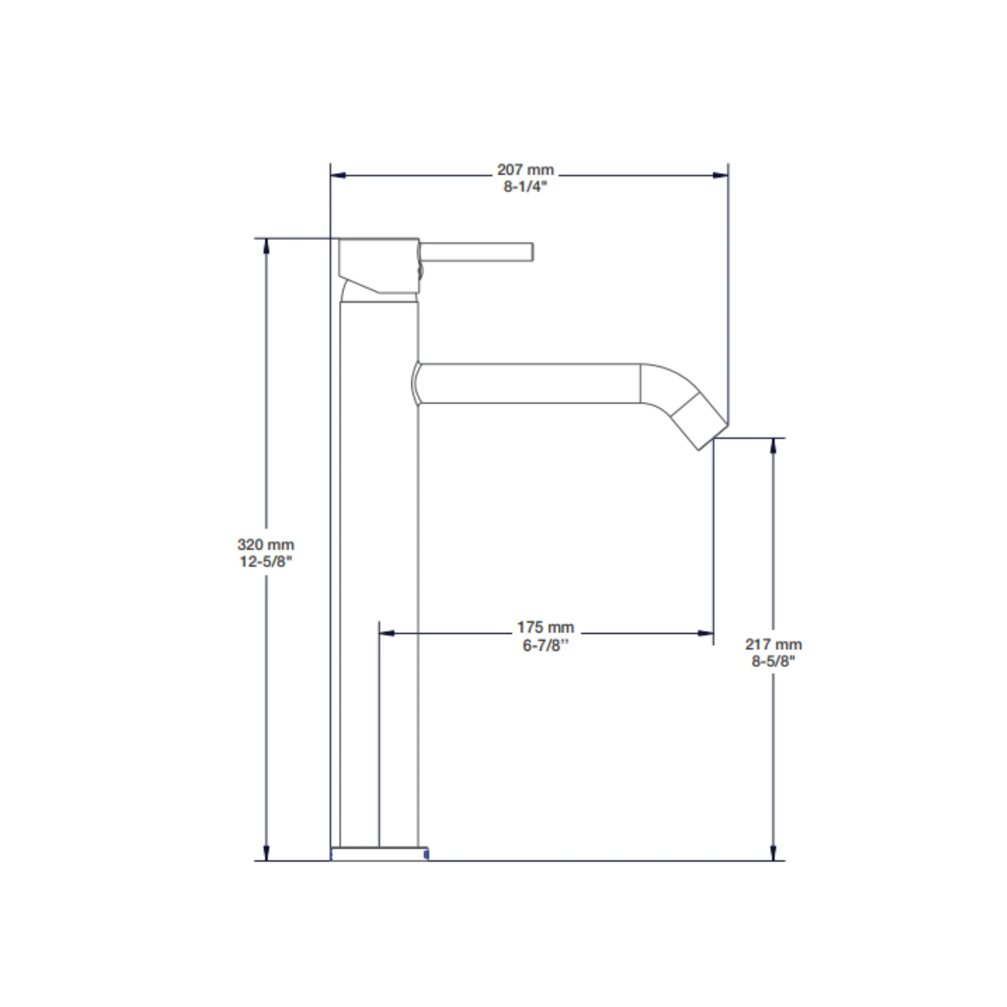 Robinet de lavabo monotrou Haut Collection ZIP - Image 10