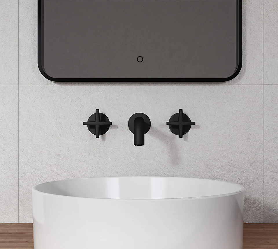 Robinet de lavabo mural Collection Lexa - Image 6