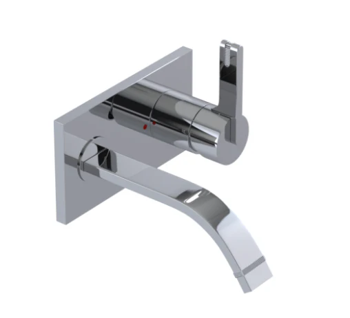 Robinet de lavabo mural mono-commande Collection R10