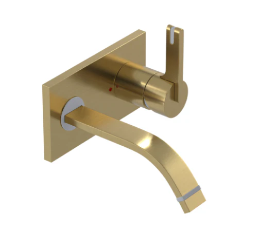 Robinet de lavabo mural mono-commande Collection R10 - Image 11