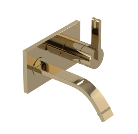 Robinet de lavabo mural mono-commande Collection R10 - Image 3