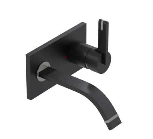 Robinet de lavabo mural mono-commande Collection R10 - Image 4