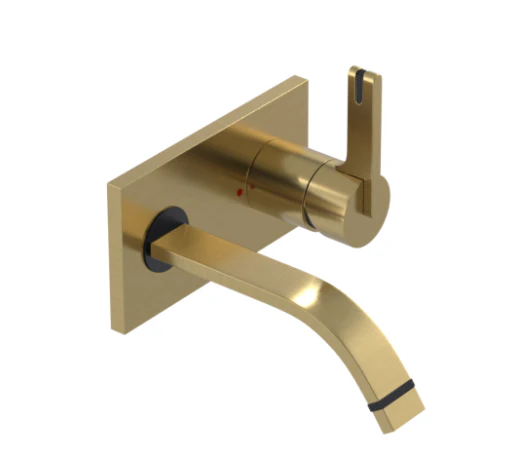 Robinet de lavabo mural mono-commande Collection R10 - Image 8