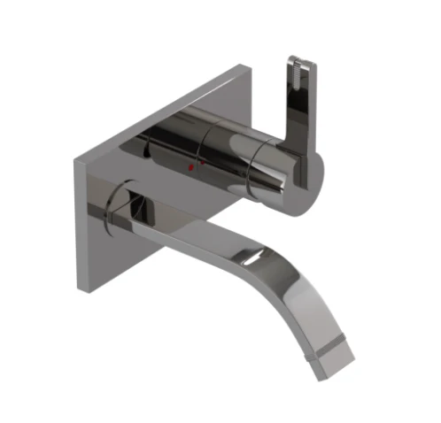 Robinet de lavabo mural mono-commande Collection R10 - Image 9