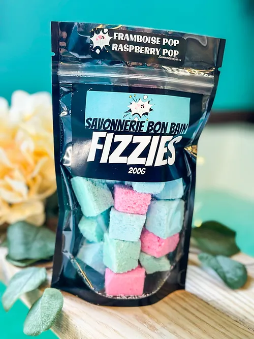 Sachet de Fizzies pour le bain Framboise Pop 200gr BON BAIN
