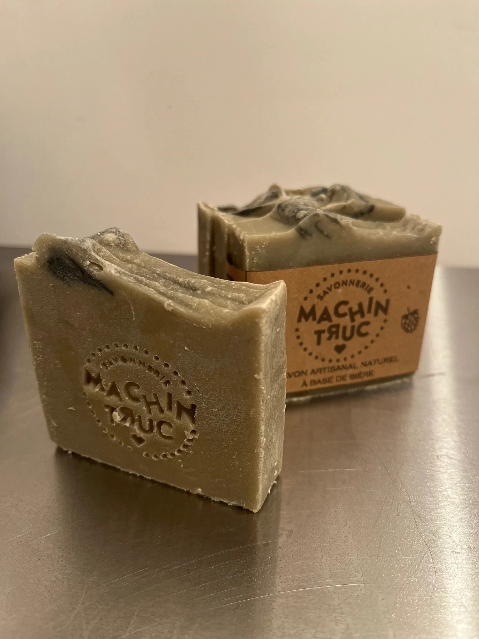 Savon à base de bière produit local pour homme