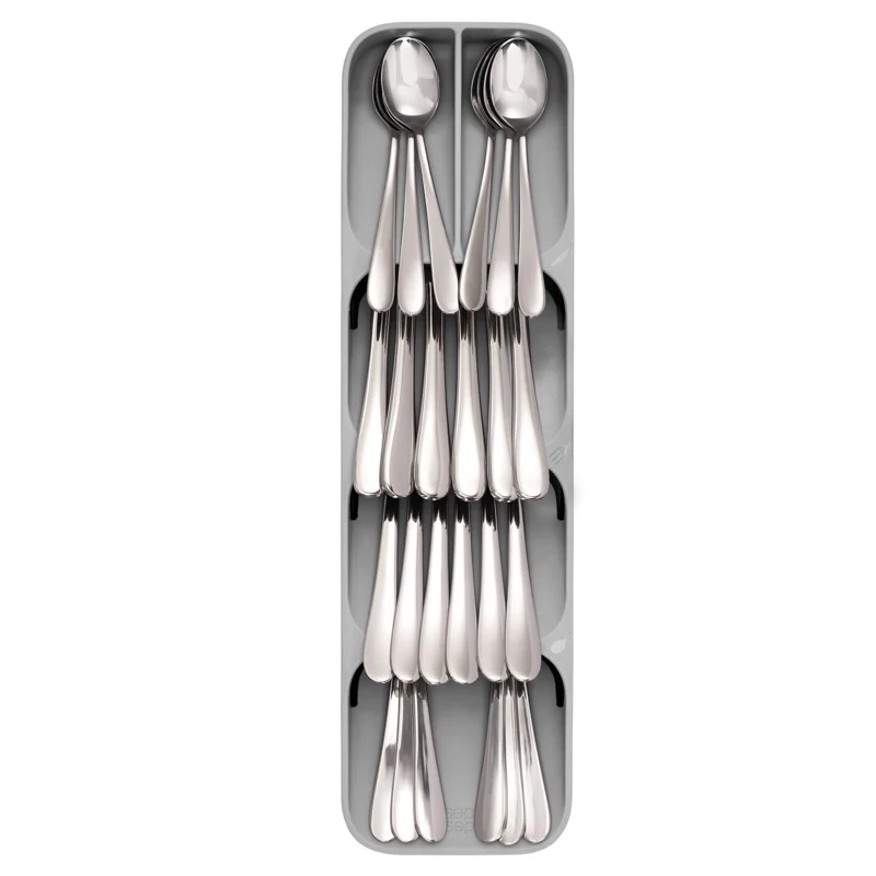 Support de rangement compact pour ustensiles gris - Image 3