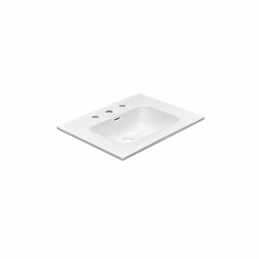 Vanité murale 24" Porcelaine lustrée Collection Deville - Image 8