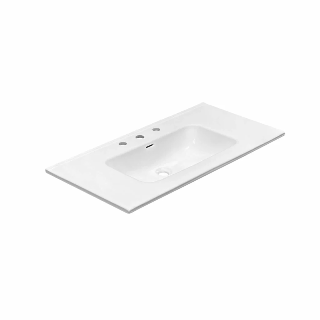 Vanité murale 36" Porcelaine lustrée Collection Deville - Image 10