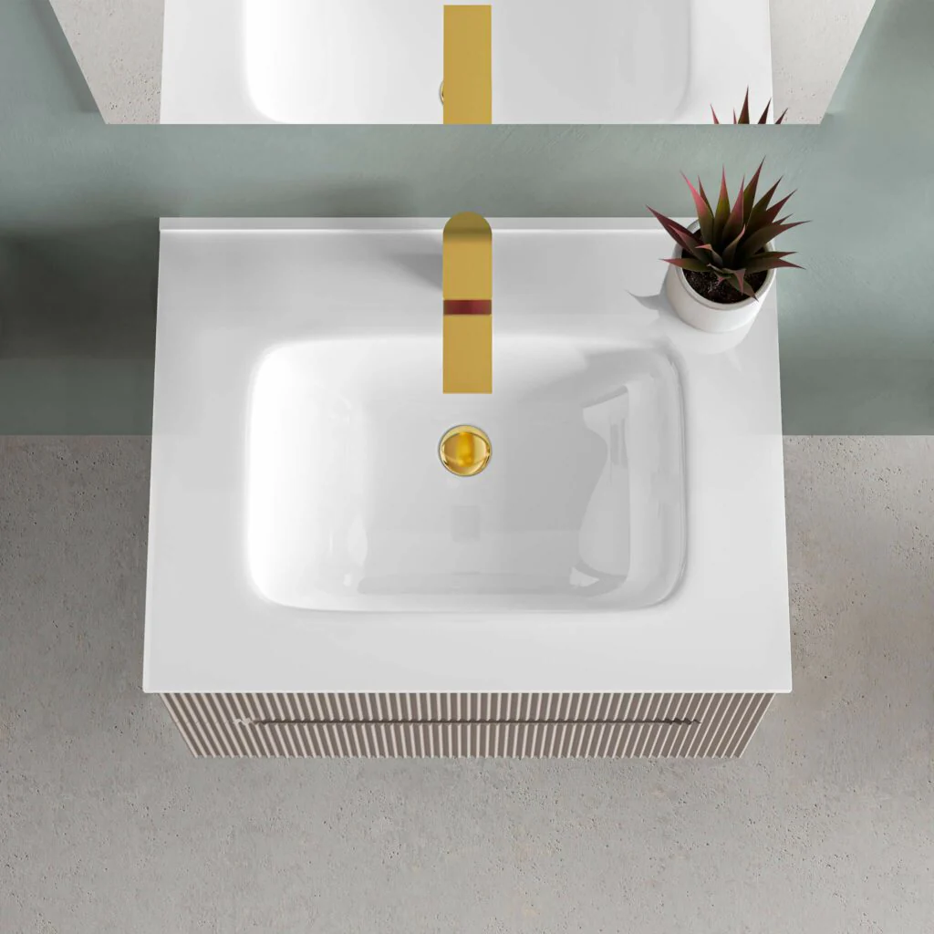 Vanité murale 24" Porcelaine lustrée Collection Runway - Image 8