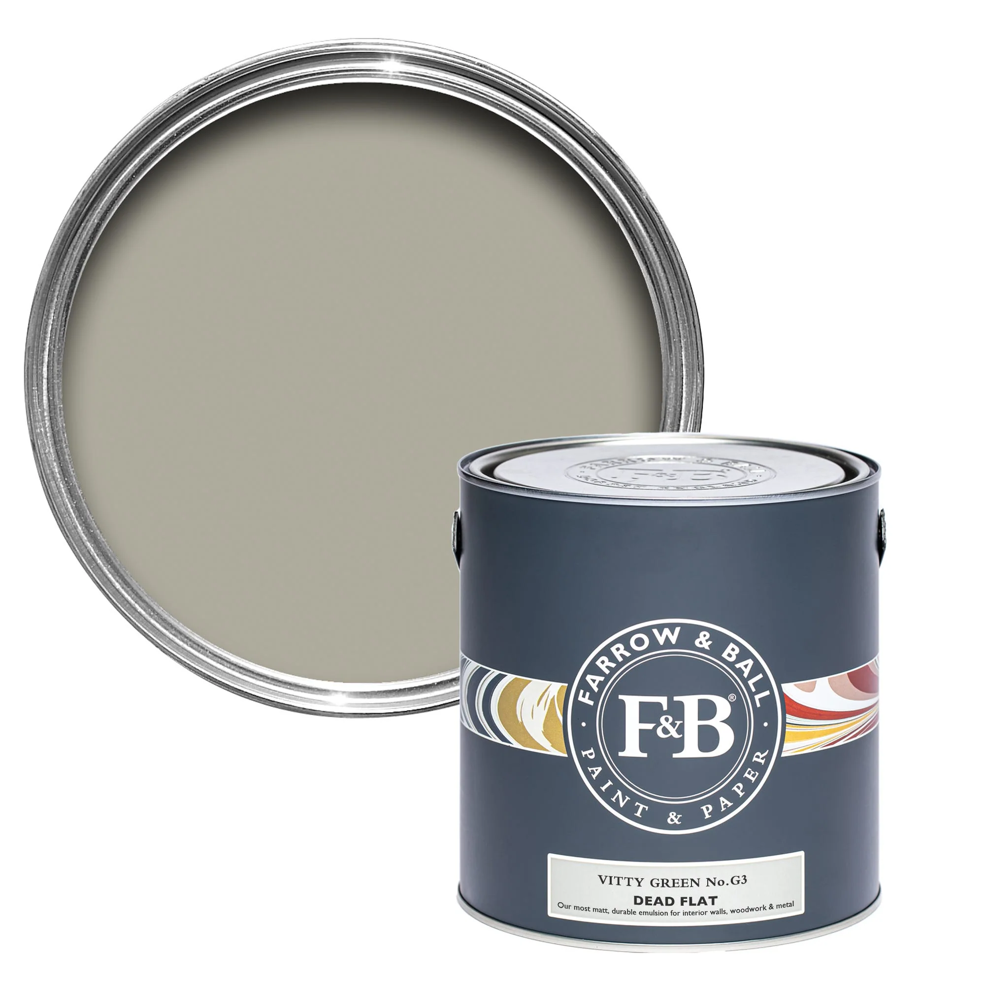 Vitty Green No. G3 peinture Farrow & Ball - Image 3